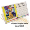 2024 Desktop Art Calendar   15 months acrylic case Qt 5