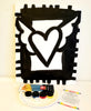 Sparkling Art Painting Party in a Box Heart of Hope 16x20 Canvas