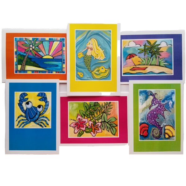 SeaLife Collection FrameIt! ArtCard Set of 6 with Envelopes A7