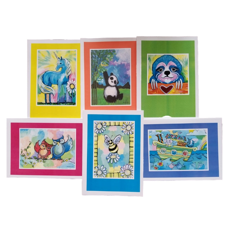 Animal Collection FrameIt! ArtCard Set of 6 with Envelopes A7