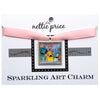3 Dog Love Charm Sparkling Art Charm Silver Pendant for Necklace or Bracelet