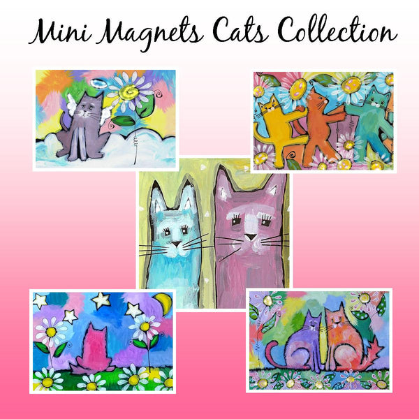 Mini Magnets Cat Collection