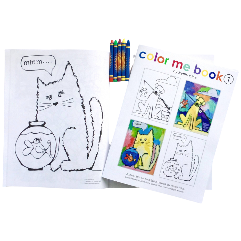 Color Me Book 1 Coloring Book – Nettie Price Sparkling Art