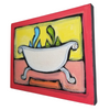 Two Cats in a Tub Kitty Bath Time Original Acrylic Painting