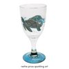 Sparkling SeaTurtles Hand Painted Wineglass